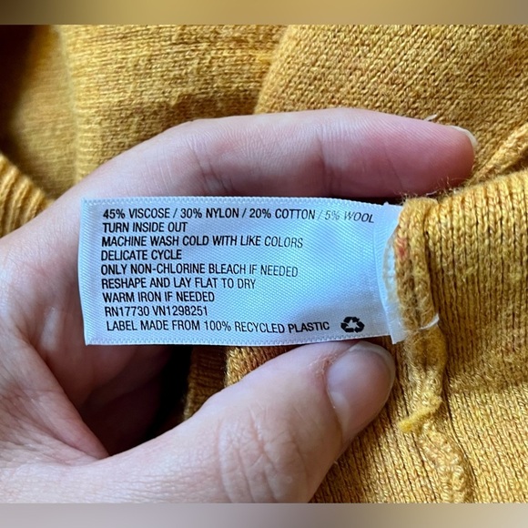Universal Thread Burnt Yellow Sweater - Picture 4 of 4